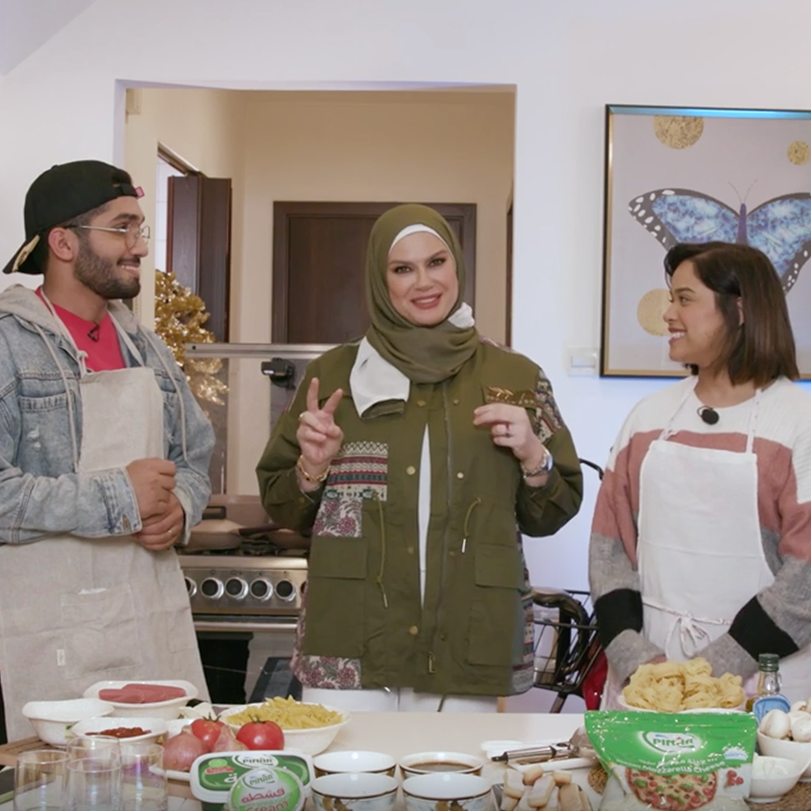 The cooking challenge between Ahmed and Mashael, who will support Chef