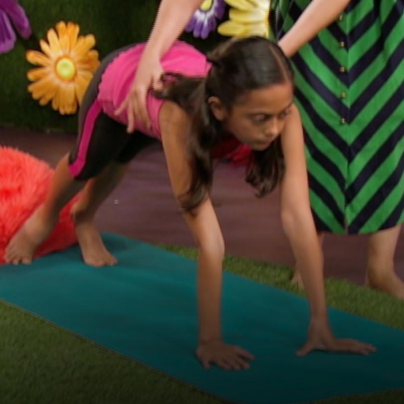 The kids will perform their favorite exercises from Yogapalooza.
