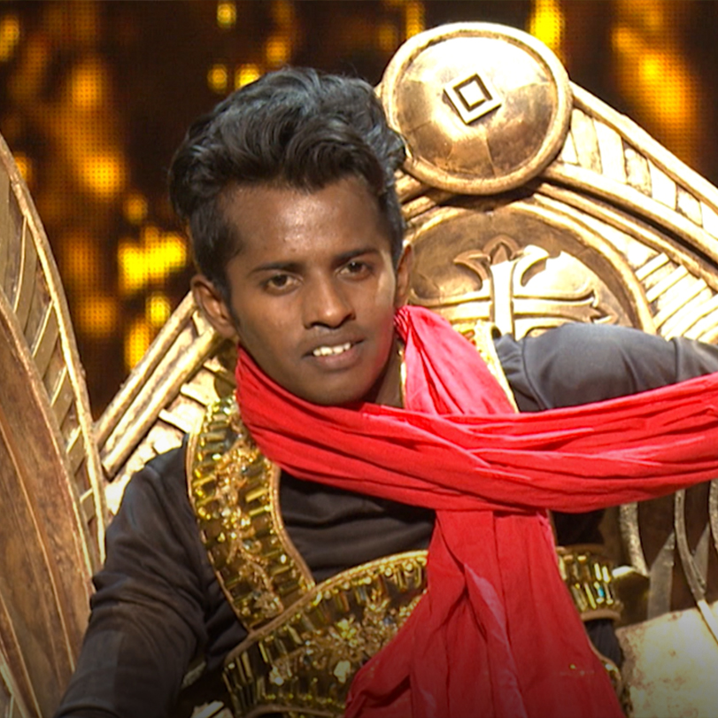 The dancer Alphons Chetty’s performance is filled with fast paced danc