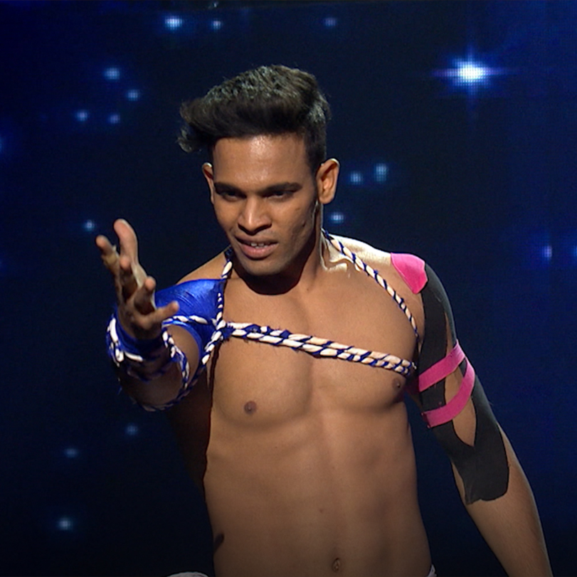 An energetic performance from an energetic contestant, Deppak Gothwal